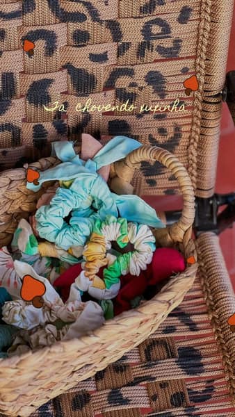 Scrunchie Laço Céu