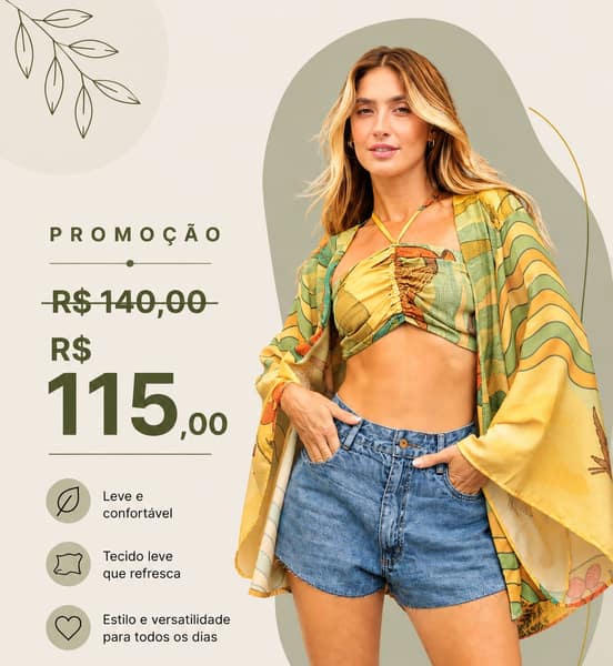 Conjunto Folhagem Solar