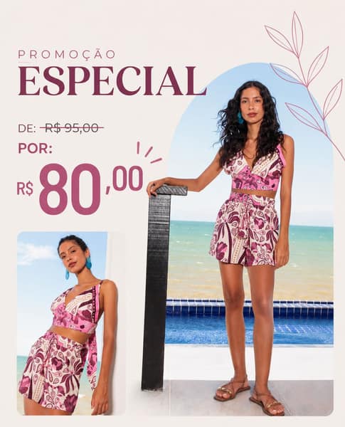 Conjunto Paisley Magenta