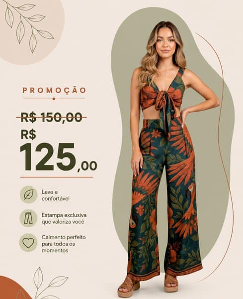 Conjunto Arara Pantalona
