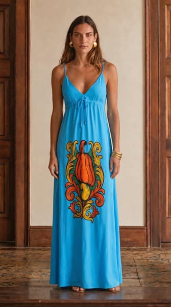 Vestido Longo Cabaça Encantada