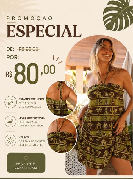 Vestido Vilarejo Sertão