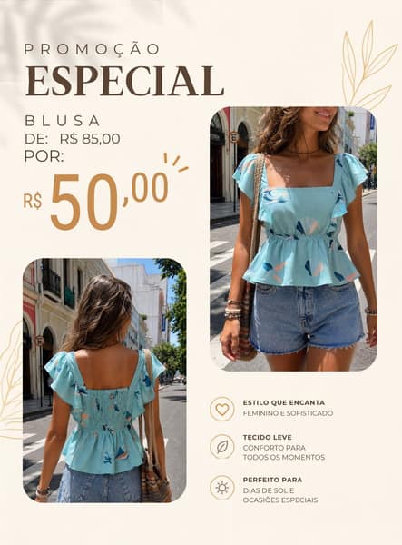 Blusa Maré de Conchas 
