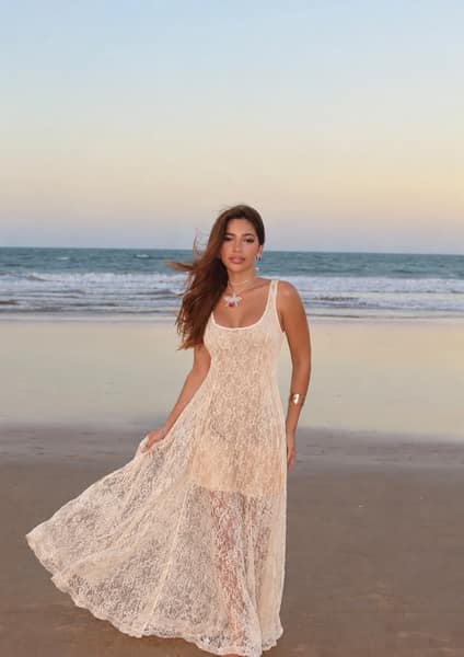 Vestido Longo Nesglado 