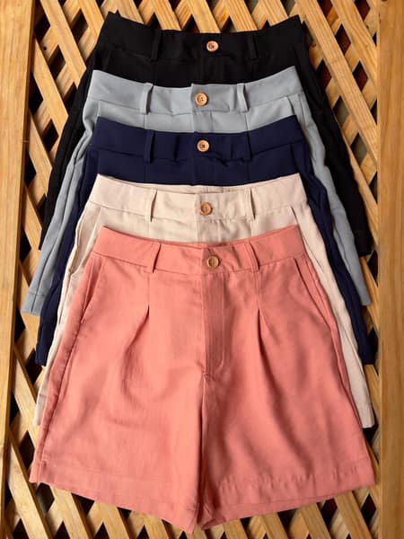 Short Alfaiataria Prega Lune