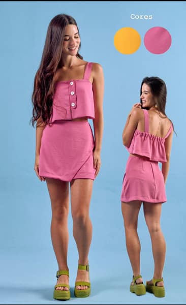 Conjunto Rosé Transpasse
