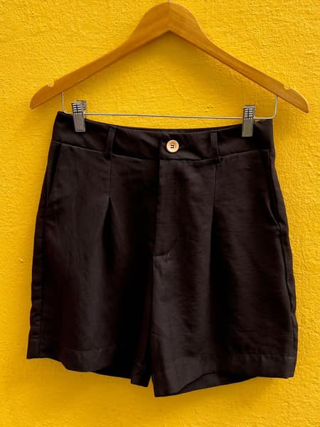 Short Alfaiataria Preto